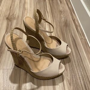 ALDO Nude Wedges